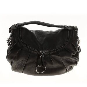Gucci black leather bag